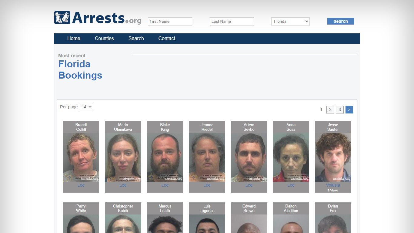 Florida Arrests and Inmate Search